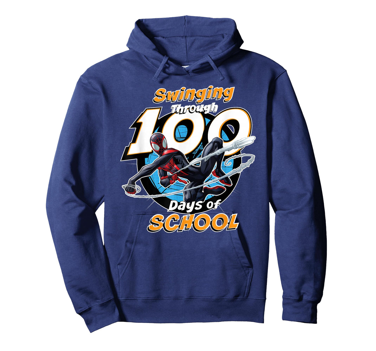 Marvel Miles Morales Spider-Man 100 Days of School 100th Day T-Shirt