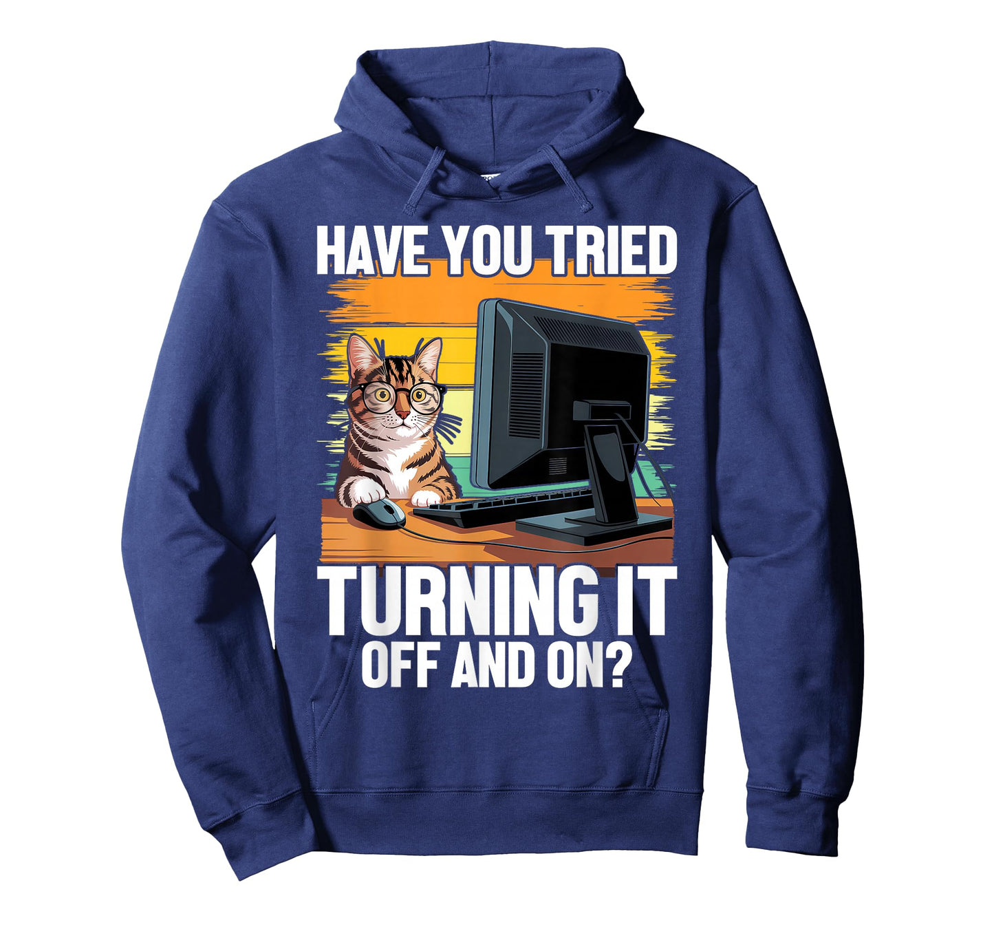 Tech Support Humor I Cat Engineer Computer IT Guy T-Shirt