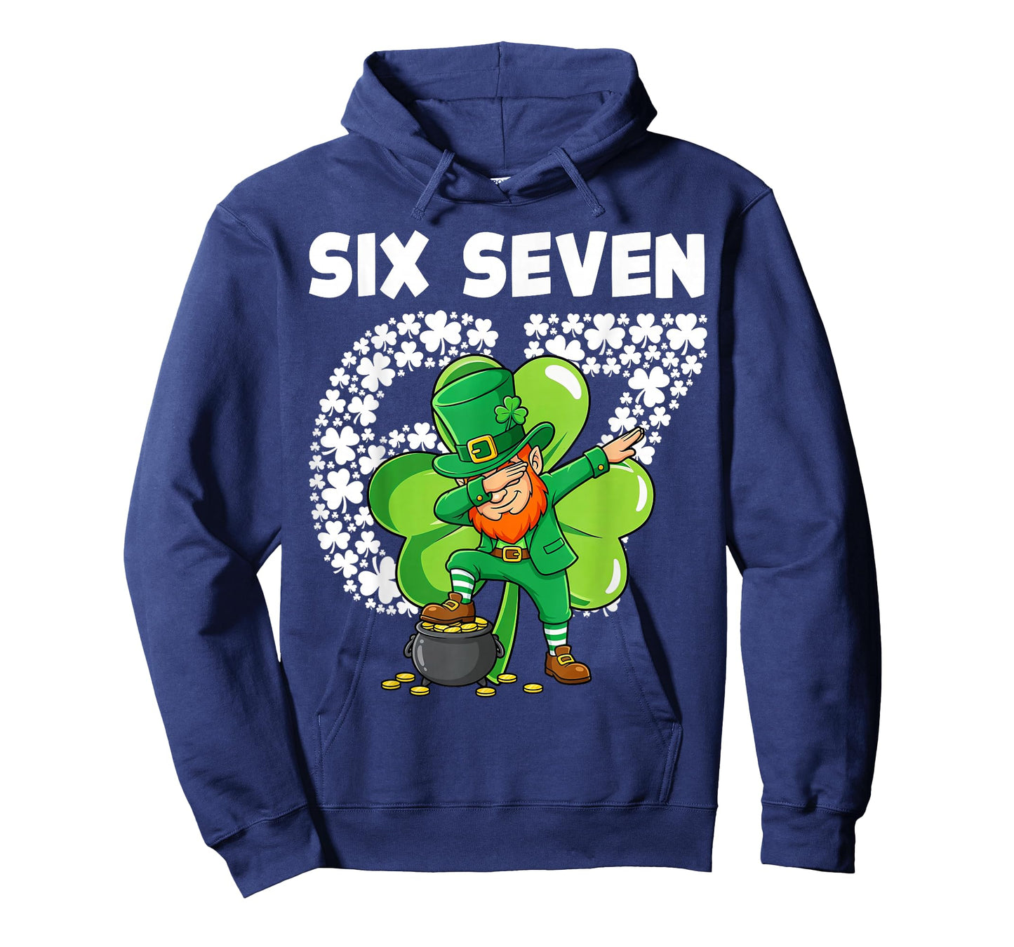 Six Seven 67 Meme St Patricks Day Dab Leprechaun Kids Boys T-Shirt