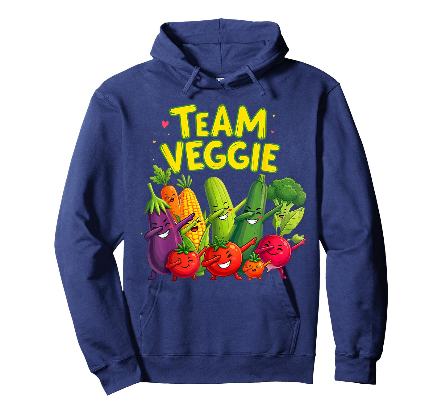 Playful Vegetable Characters Dabbing Dab Funny Team Veggie T-Shirt