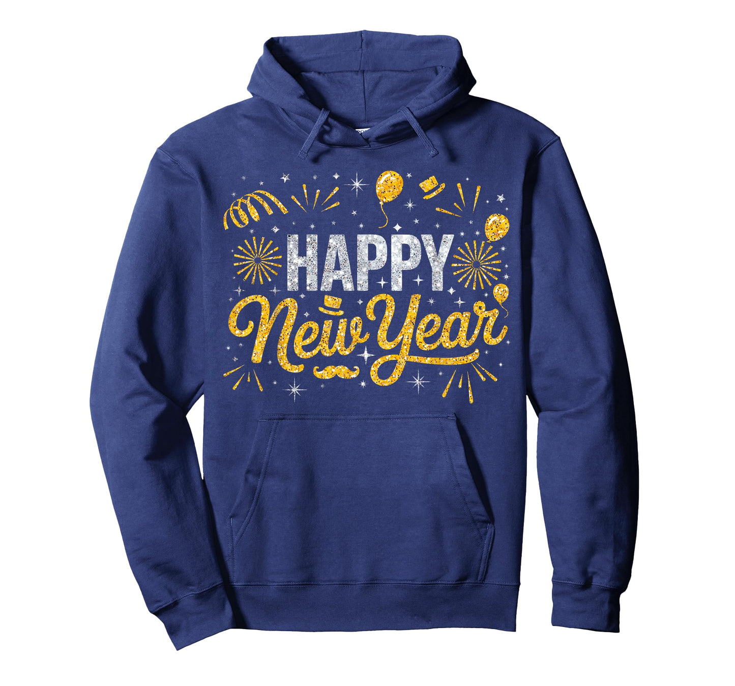 Happy New Year's Eve 2026 Fireworks Balloons Family Matching T-Shirt