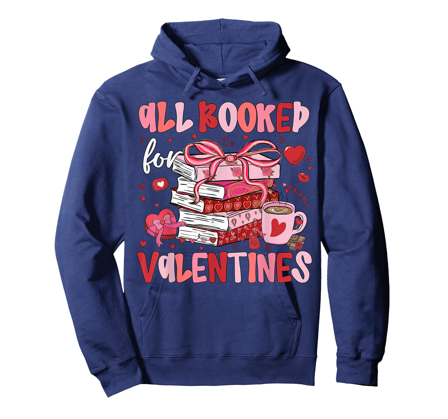 All Booked for Valentines Funny Book Coffee Teacher Women T-Shirt