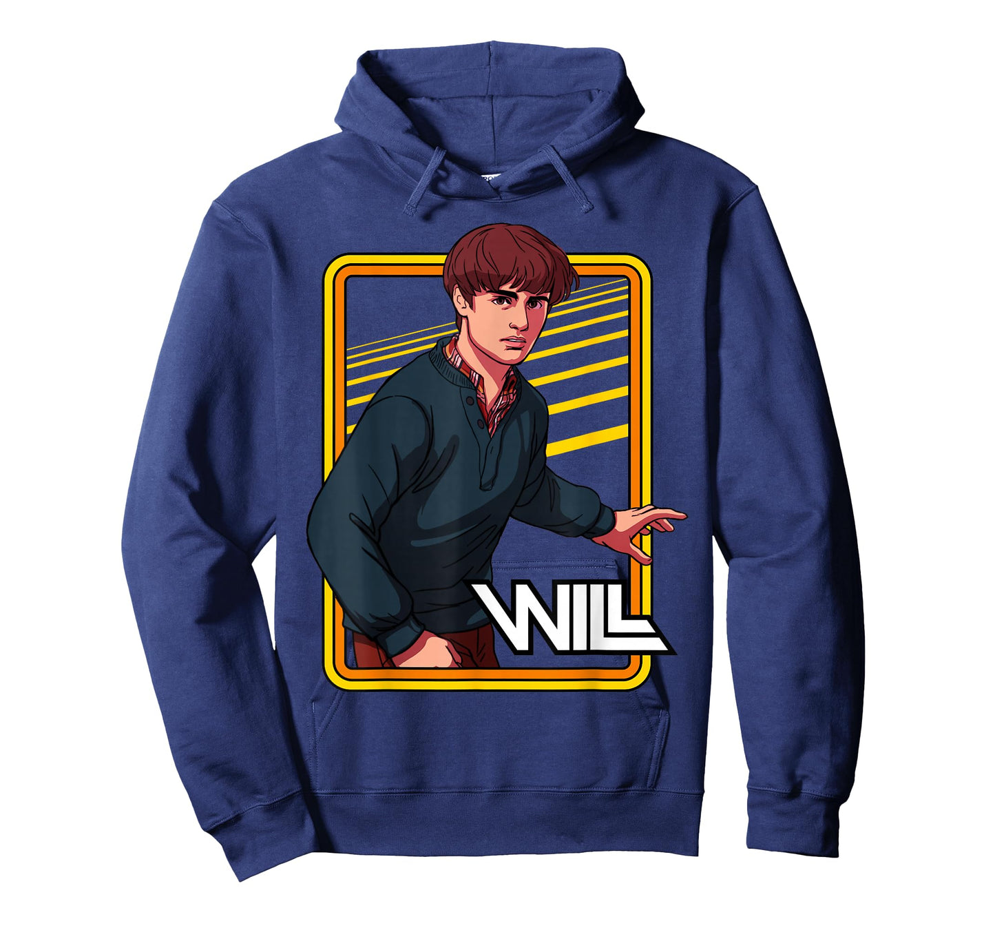 Stranger Things Will Byers Neon Frame Character Portrait T-Shirt