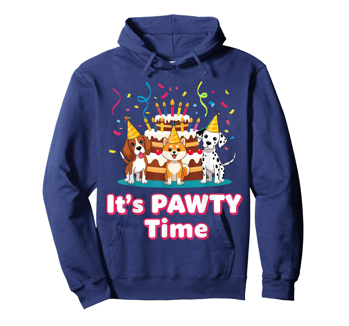 Happy Birthday Dog Shirt for Pet Lovers, Fun It's Pawty Time T-Shirt