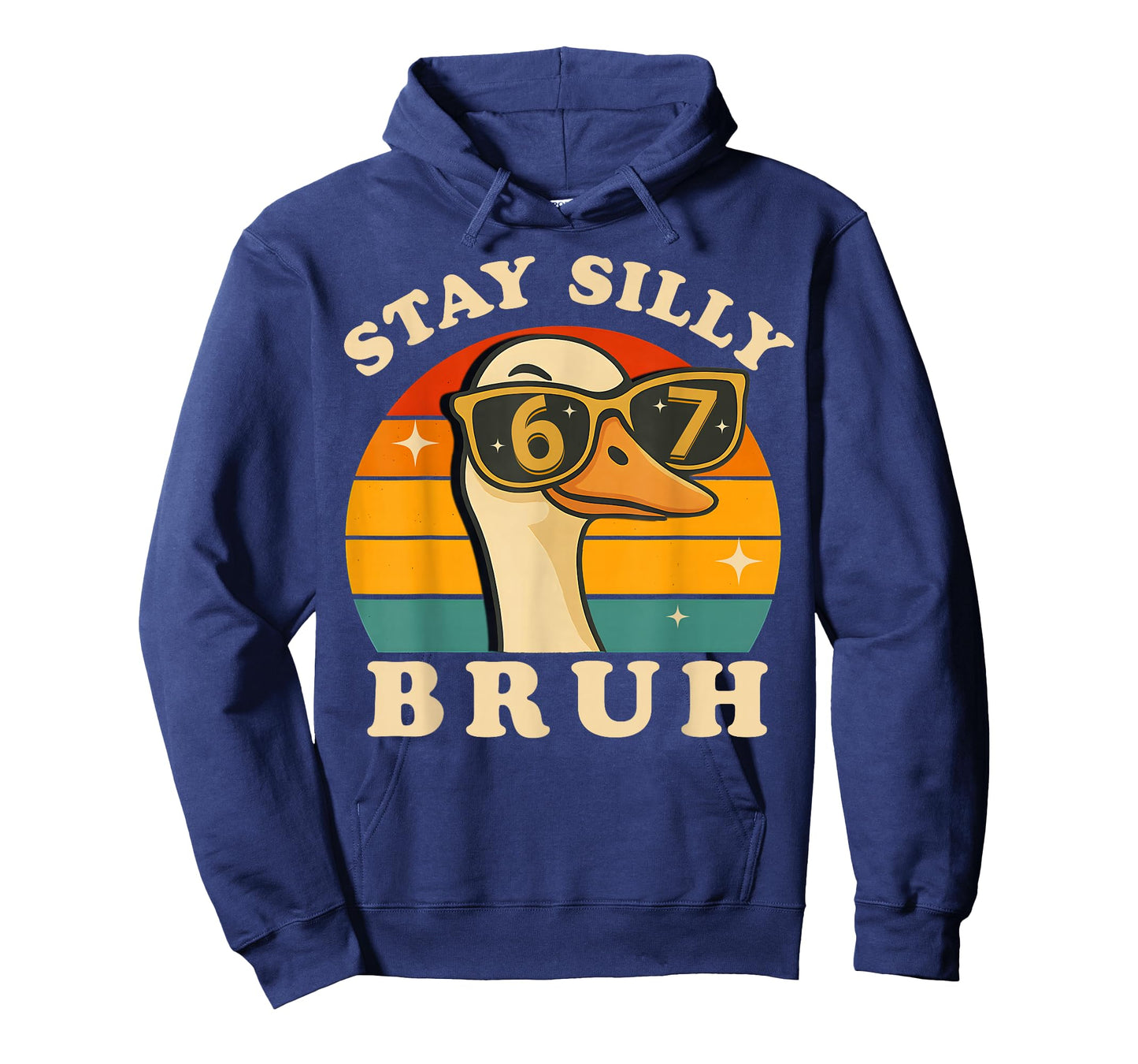 Funny Silly Goose 67 Bruh Boys Kids 6 7 Meme Six Seven Retro T-Shirt