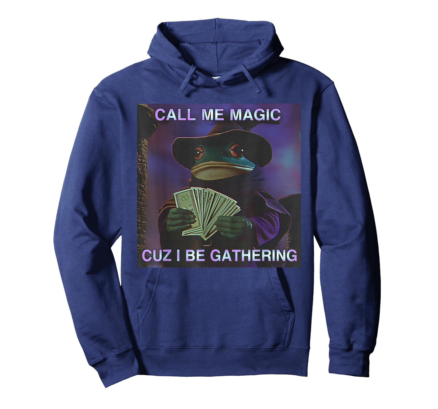 Call Me Magic Cuz I Be Gathering, Funny Wizard Frog Meme T-Shirt