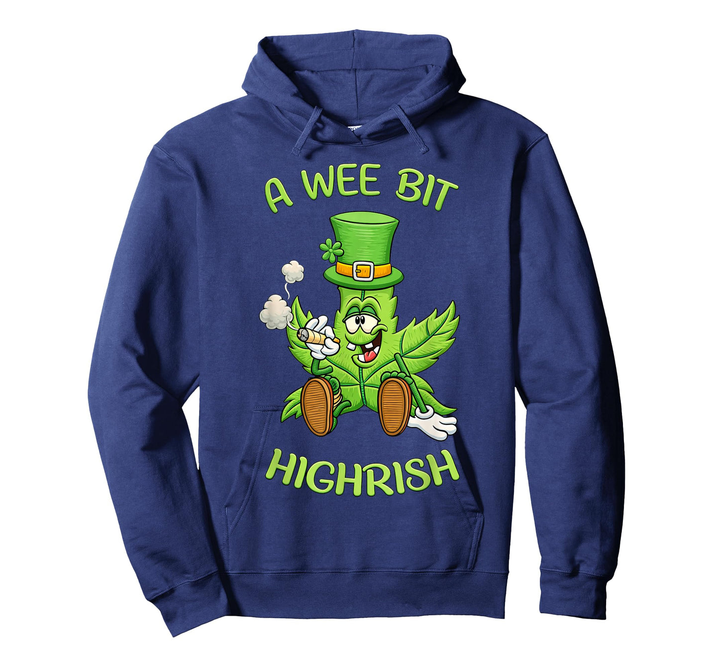A Wee Bit Highrish Funny Irish Humor St Patrick Art T-Shirt