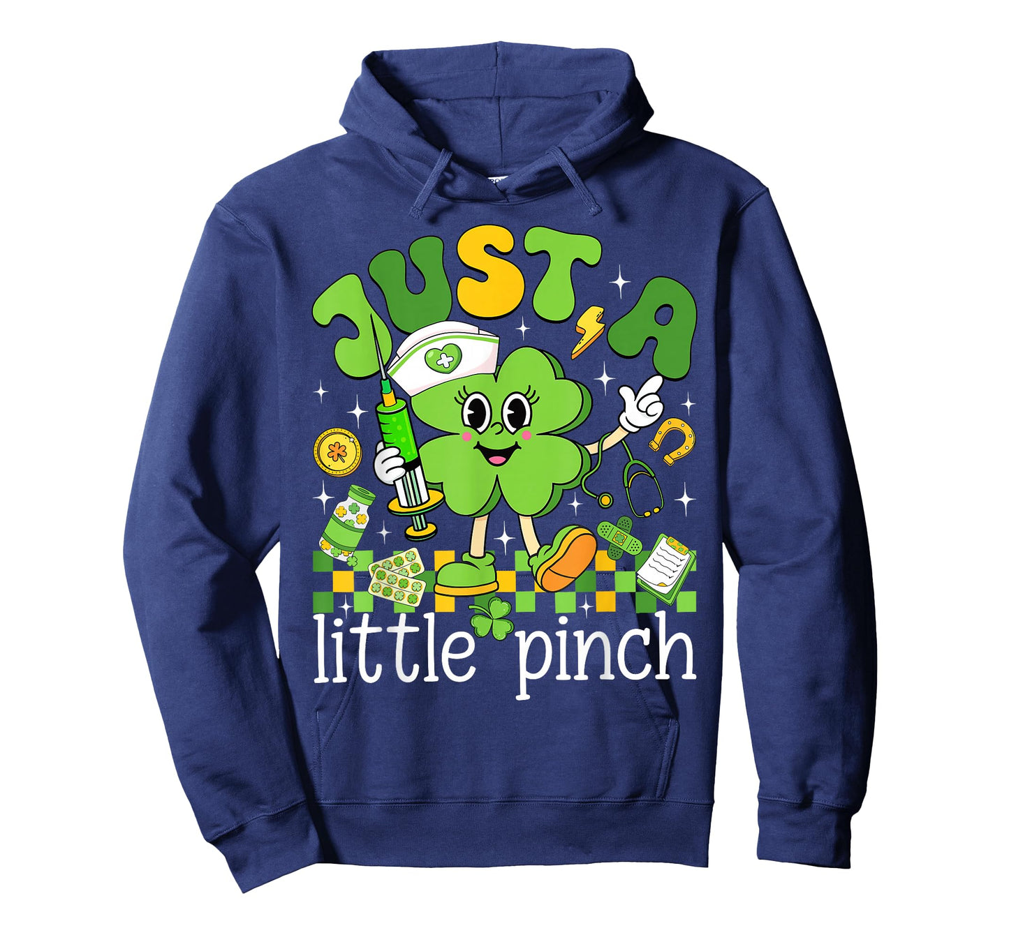 Just A Little Pinch Shamrock Nurse St Patricks Day Women T-Shirt