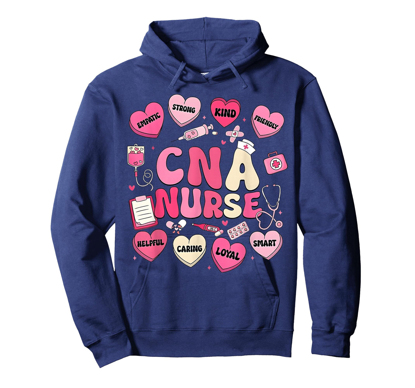Valentine CNA Nurse Hearts Coquette Pink Women T-Shirt