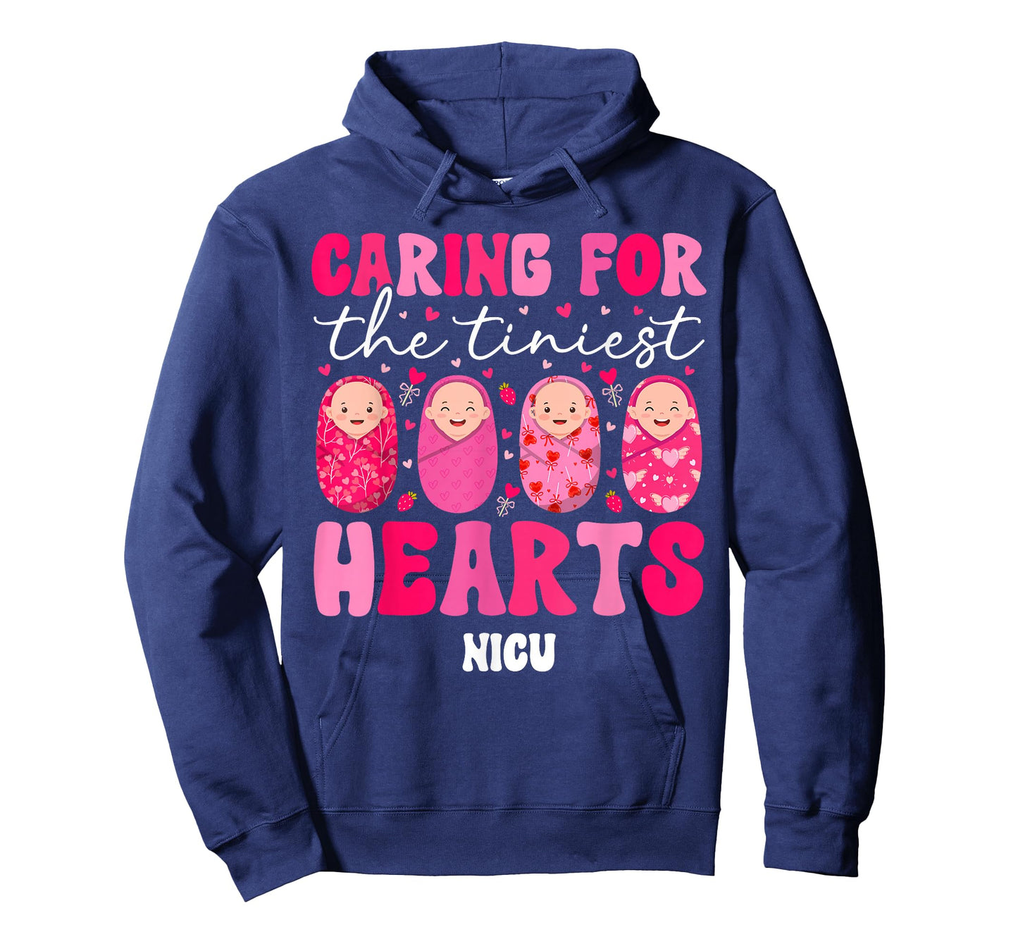 Groovy NICU Valentine NICU Nurse Valentines Day NICU Nursing T-Shirt