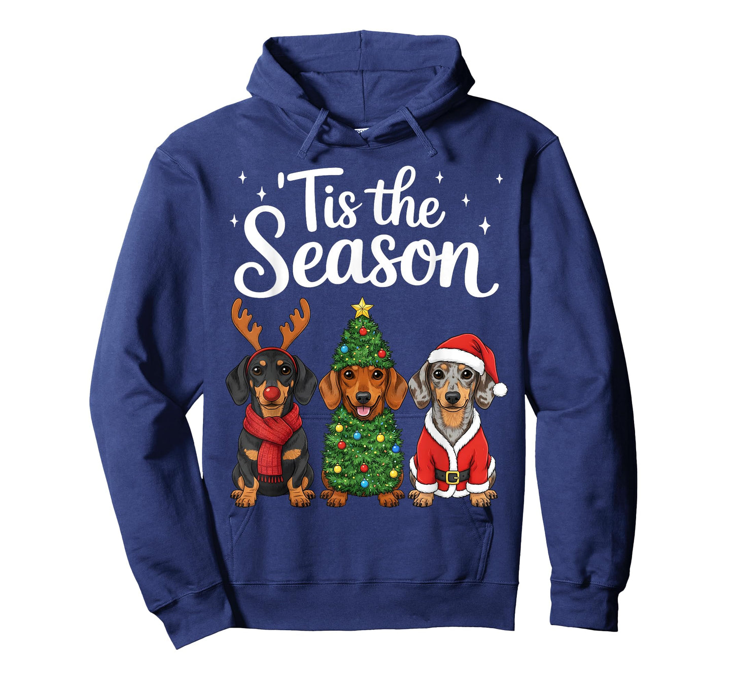 Tis The Season Dachshund Christmas Santa Weiner Dog Lover T-Shirt