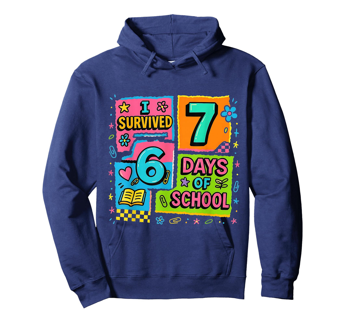 I Survived 67 Days of School Colorful Funny Meme Design T-Shirt