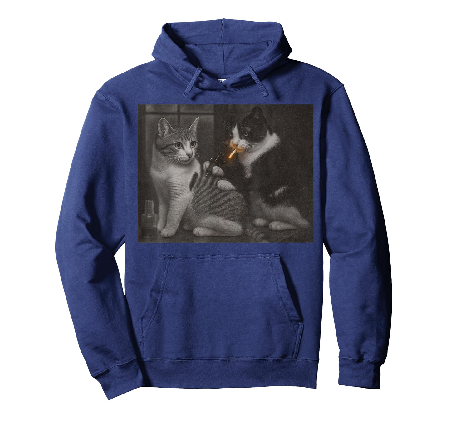 Vintage Cat Tattoo Inked Kitty Artist Funny Meme Men Women T-Shirt