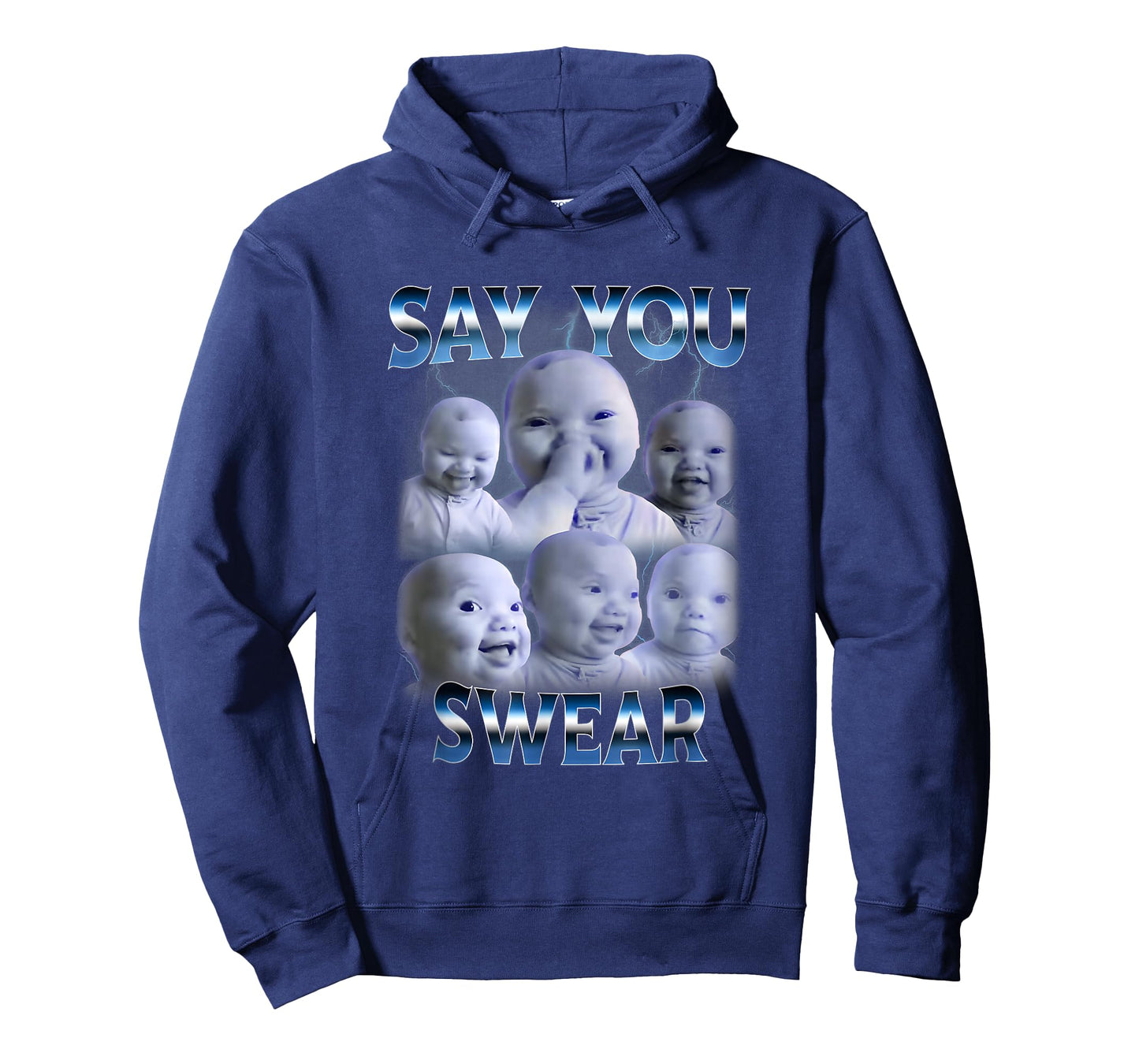 Say You Swear Ai Niche Baby Holding Back Laugh Genz T-Shirt