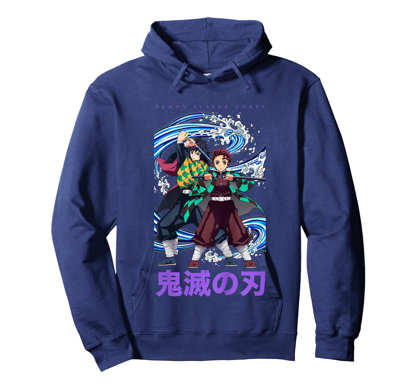 Kids Demon Slayer: Infinity Castle Tanjiro and Giyu Water Duo T-Shirt