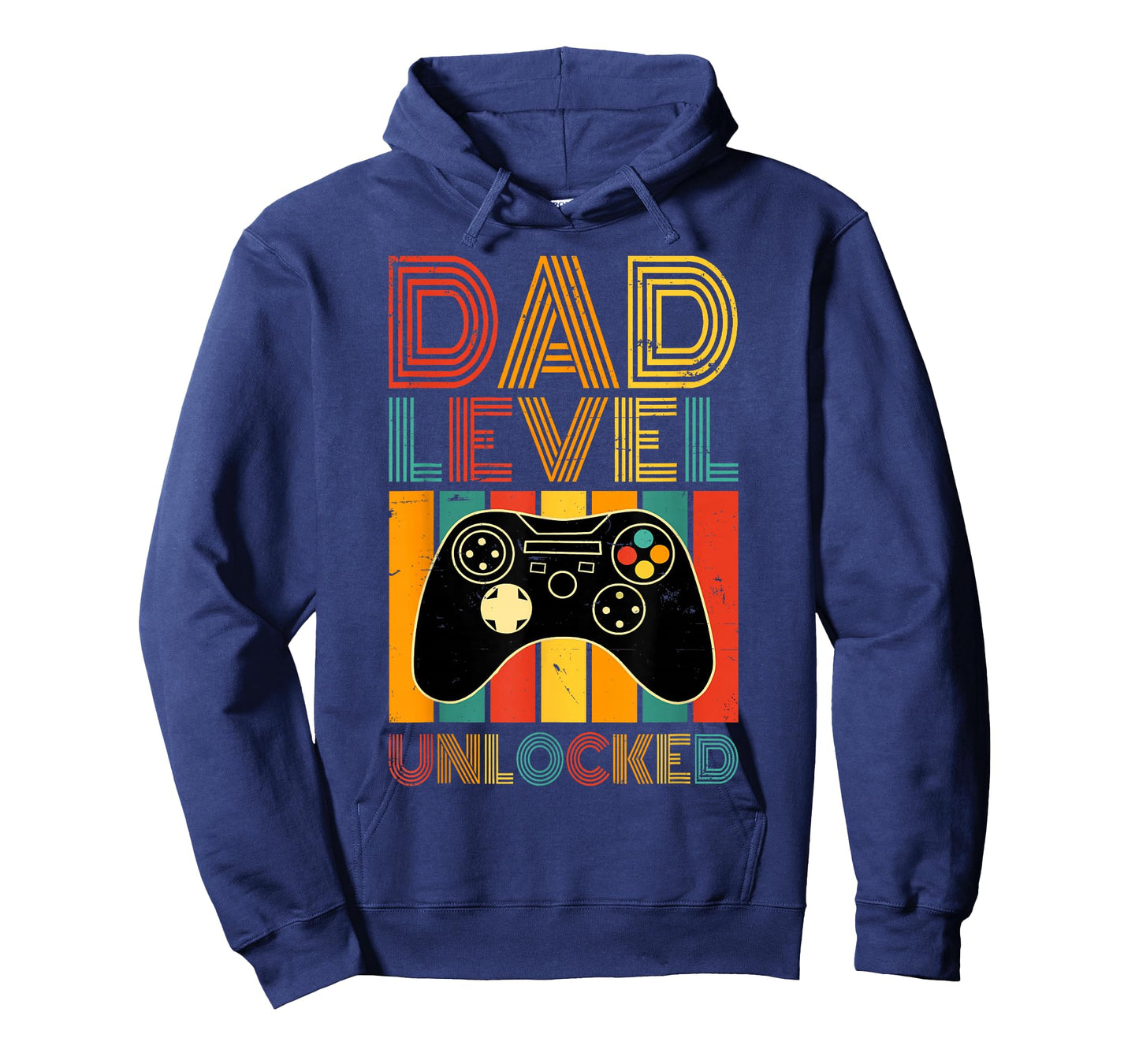 Funny New Dad Level Unlocked Gaming Gamer Daddy Papa Mens T-Shirt
