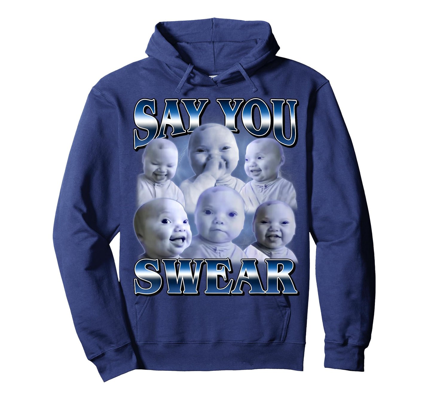 Ai Baby Funny Laughing Say You Swear Holding Laugh Brainrot T-Shirt
