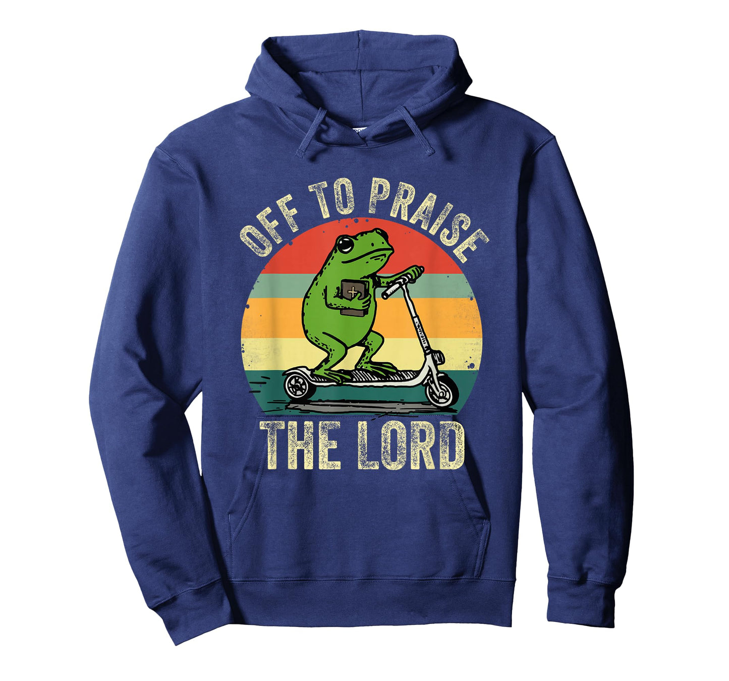 Off to Praise The Lord Funny Frog Bible Study Jesus Church T-Shirt