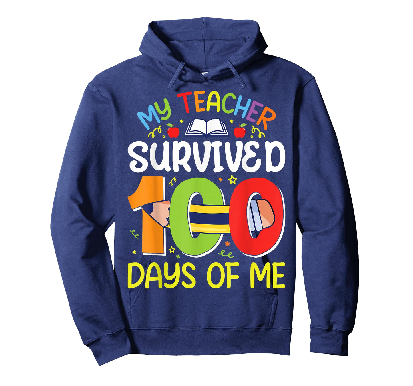 My Teacher Survived 100 Days of Me Funny 100th Day of School T-Shirt