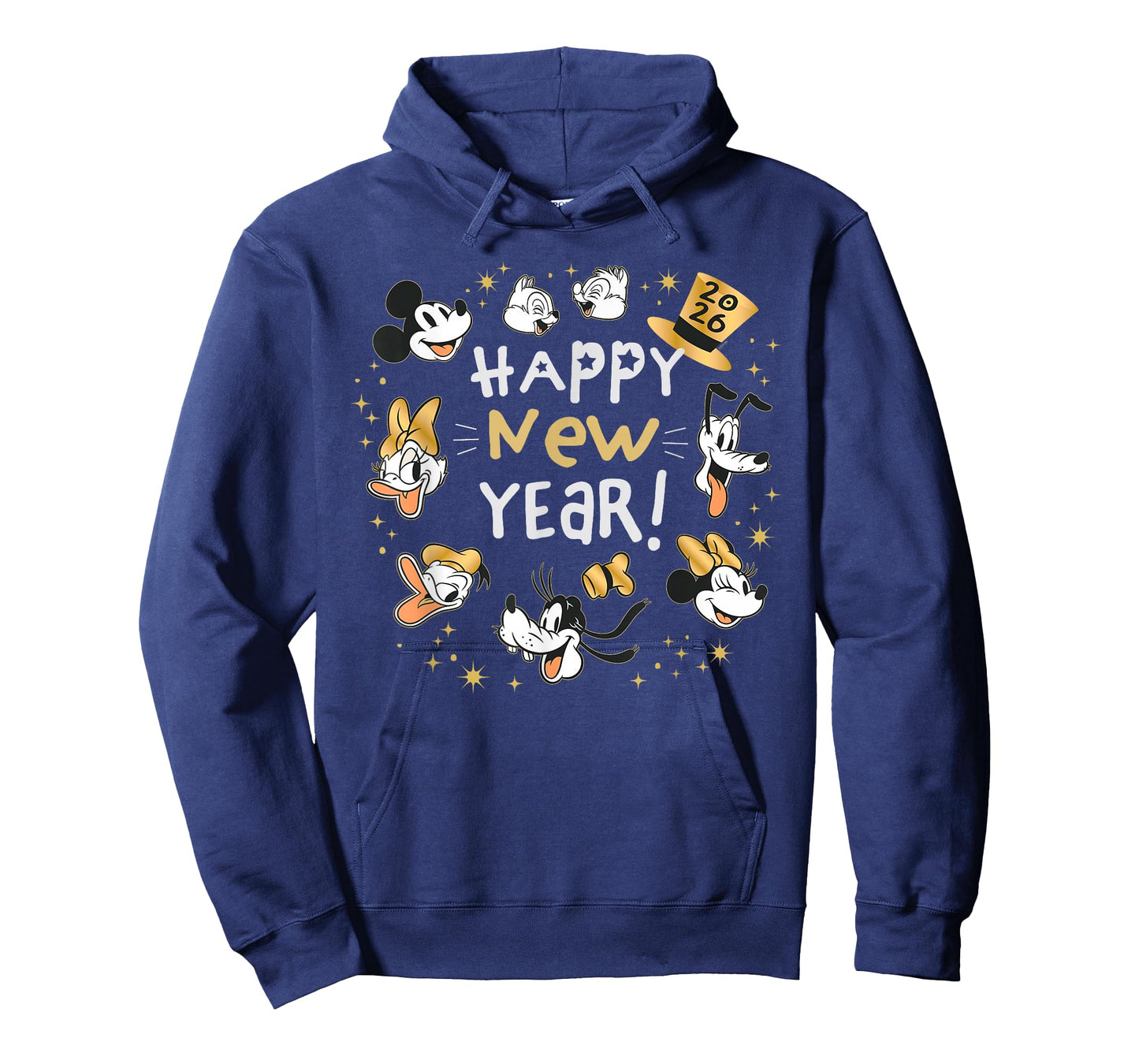 Disney Mickey & Friends Happy New Year 2026 Retro Party T-Shirt