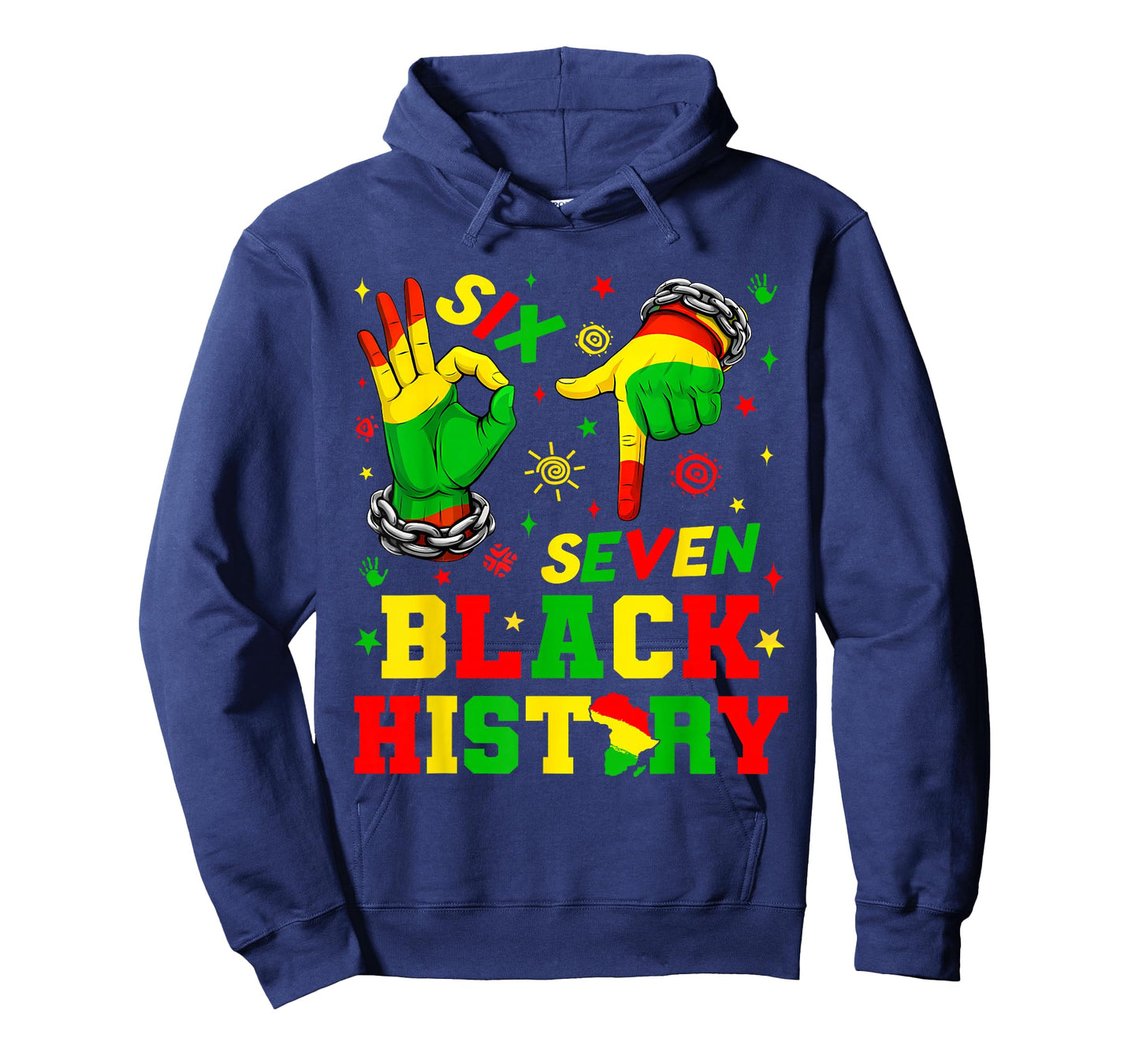 Black History Month Six Seven Funny Meme 6 7 Women Men Kids T-Shirt