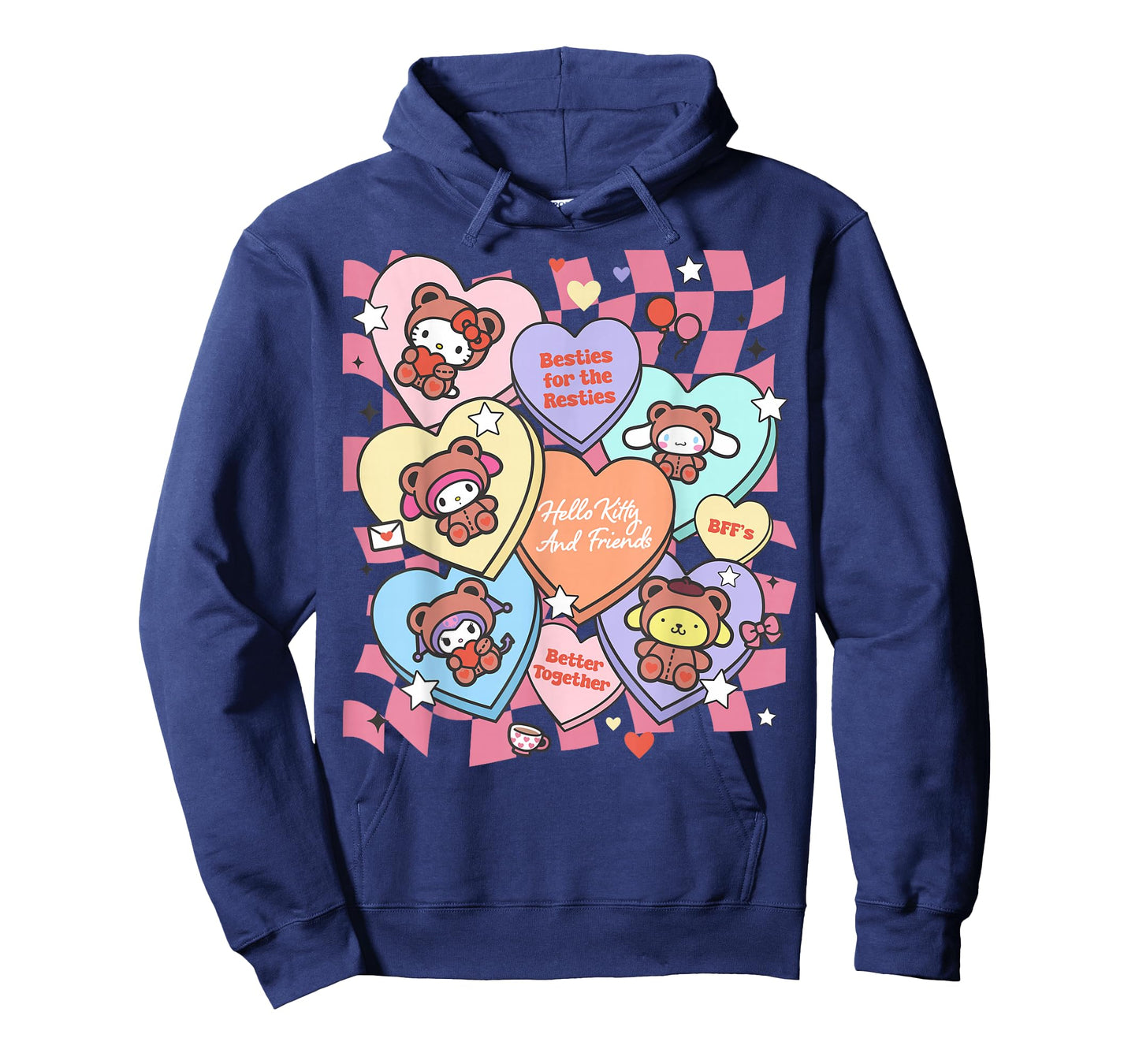 Hello Kitty Valentine's Day Besties for The Resties BFFs T-Shirt
