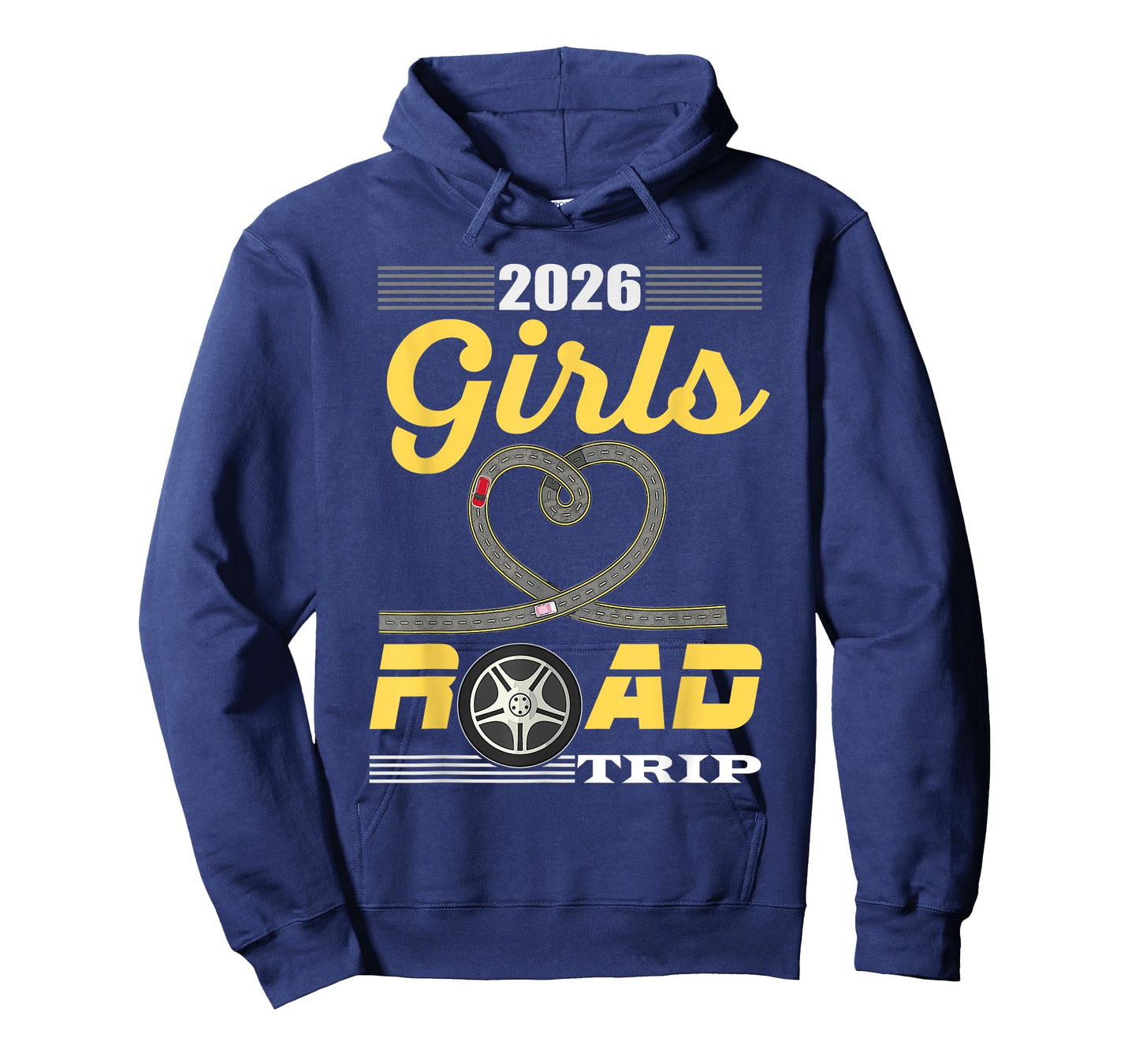 2026 Girls Road Trip Essentials Besties Ladies Teens Women T-Shirt