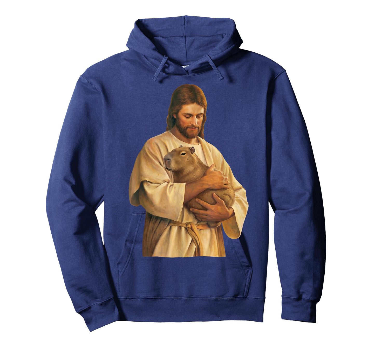Jesus Loves Capybara Funny Jesus Holding Capybara T-Shirt