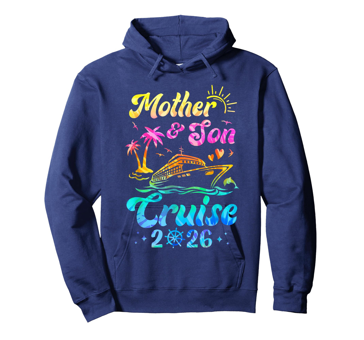 Mother Son Cruise 2026 Family Mom Son Matching Vacation Trip T-Shirt