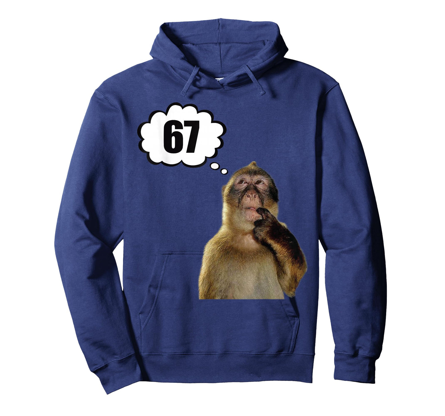 Funny Thinking Monkey Meme Six Seven 6 7 Meme T-Shirt