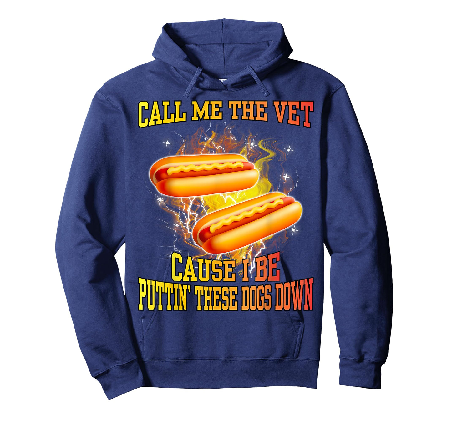 Call Me The Vet Cause I Be Puttin' These Dogs Down Funny Men T-Shirt