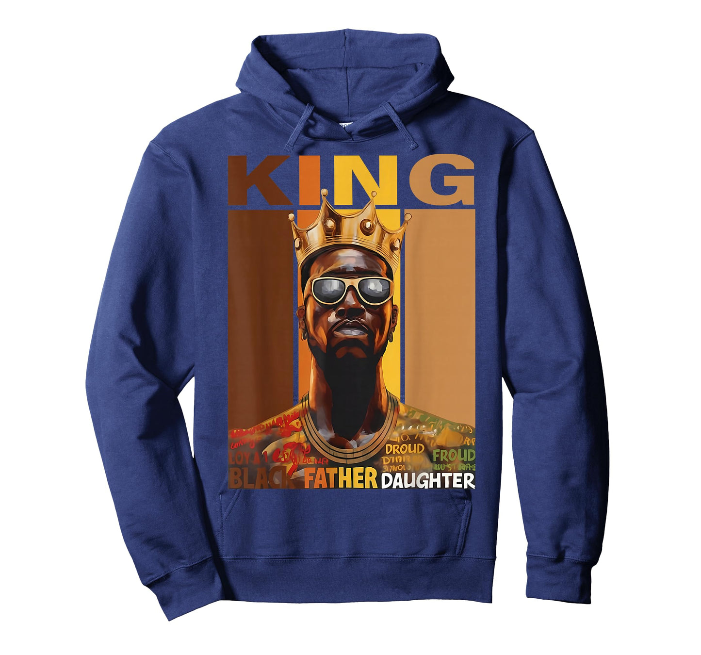Black King African American Men Black History Month Graphic T-Shirt