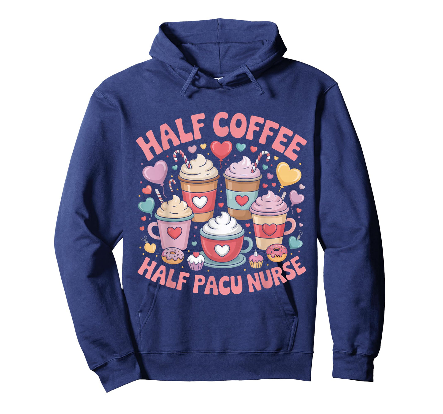 Half Coffee Half Pacu Nurse Valentines Day Appreciation T-Shirt