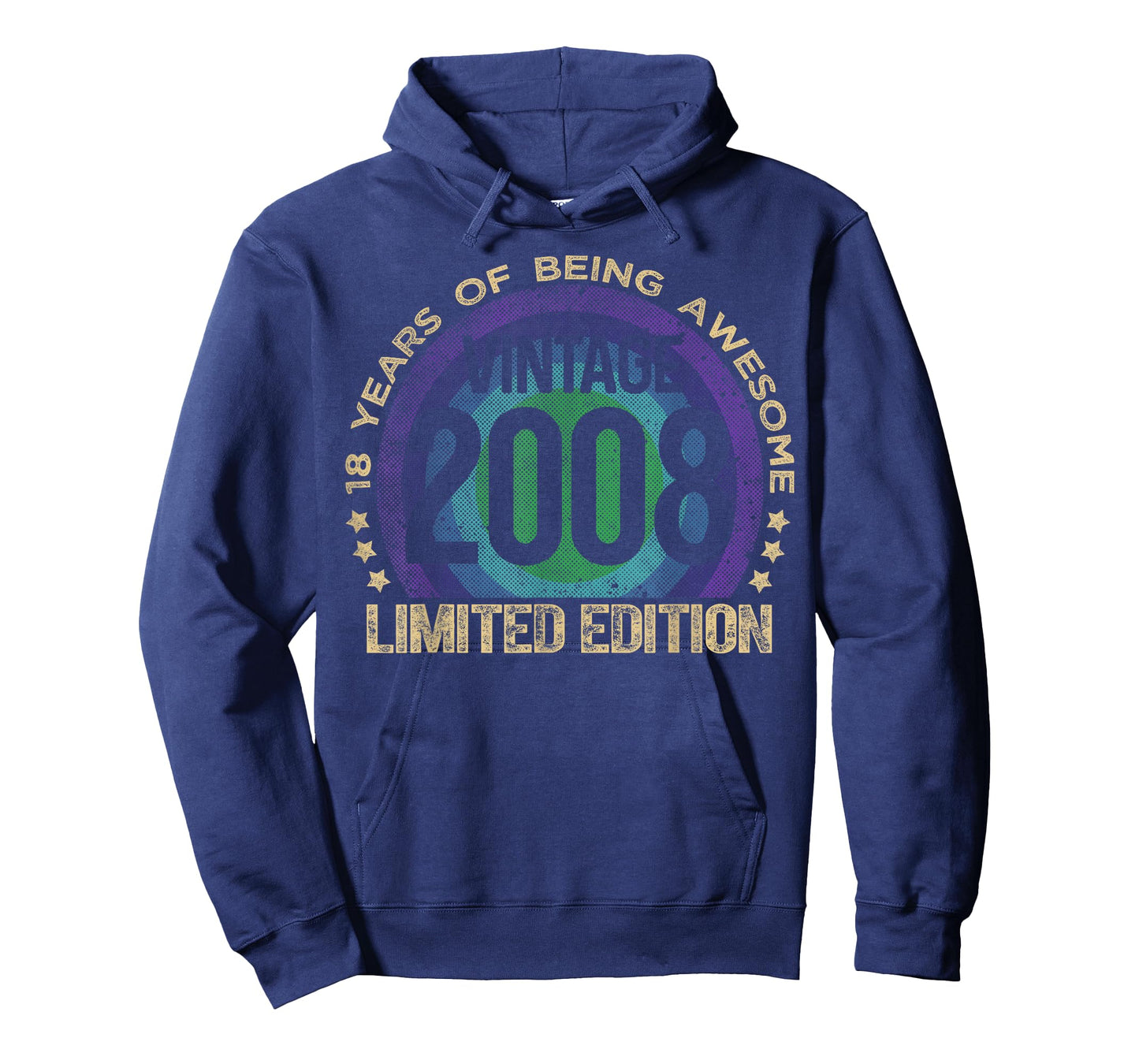 18 Year Old Gifts Vintage 2008 Limited Edition 18th Birthday T-Shirt