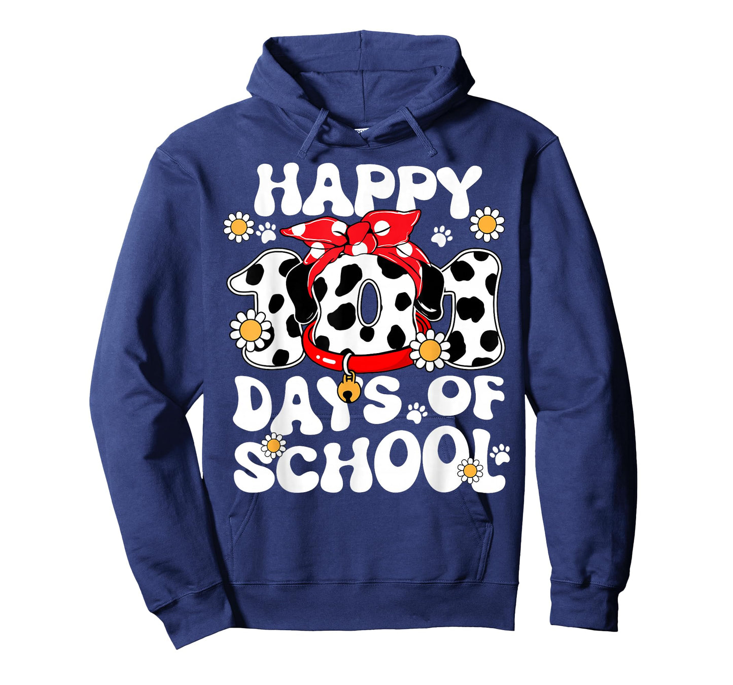 100 Days of School Dalmatian Dog 100th Day of School Kids T-Shirt