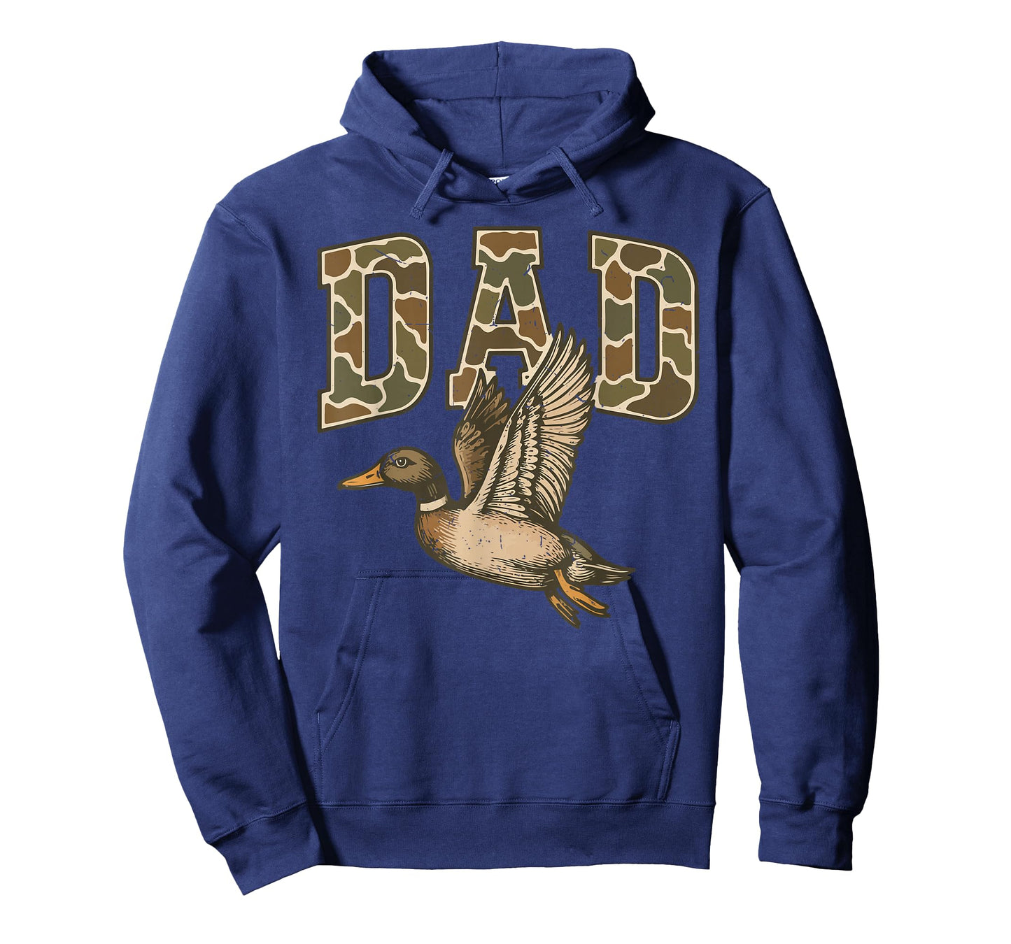Men's Camo Dad Mallard Duck Hunting Camouflage Dog Hunting T-Shirt