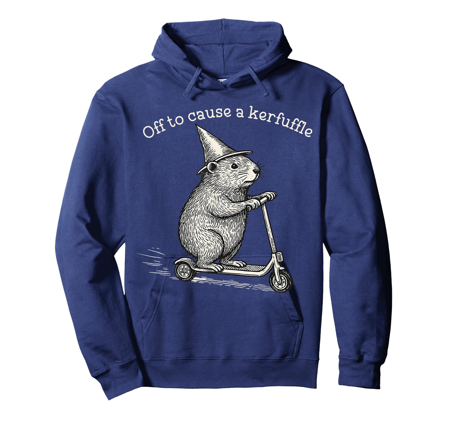 Whimsical Capy Wizard Off to Cause A Kerfuffle Meme Capybara T-Shirt