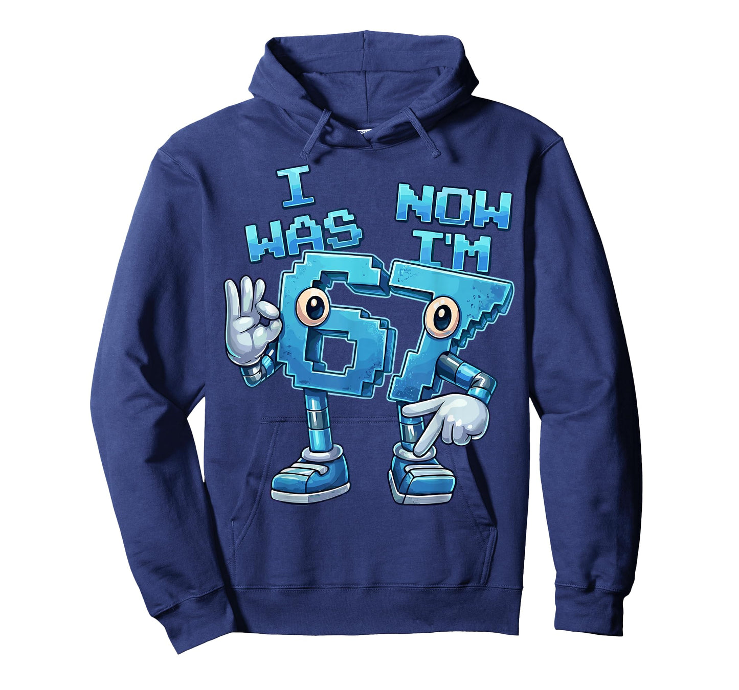 7 Year Old Birthday I was 6 Now I'm 7 67 T-Shirt