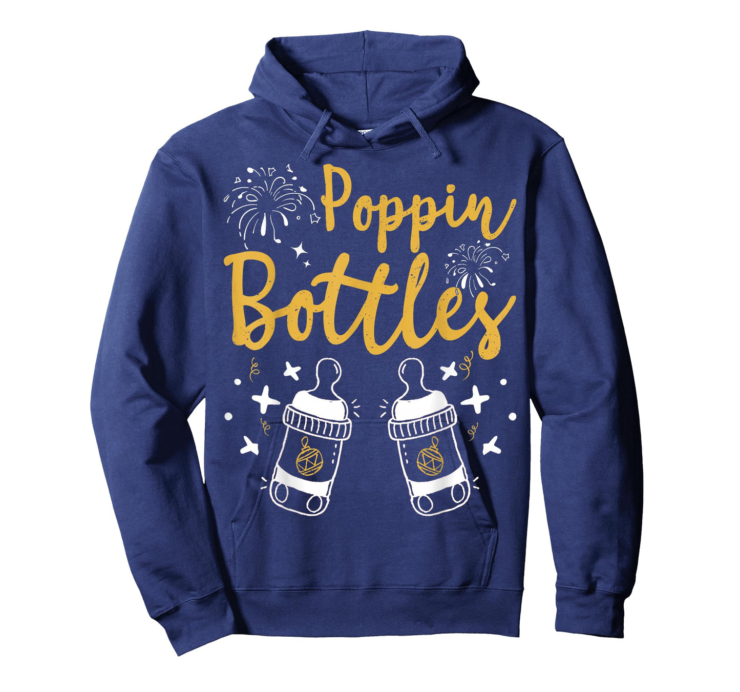 Poppin Bottles for New Year PICU ER Nurse Christmas Bauble T-Shirt