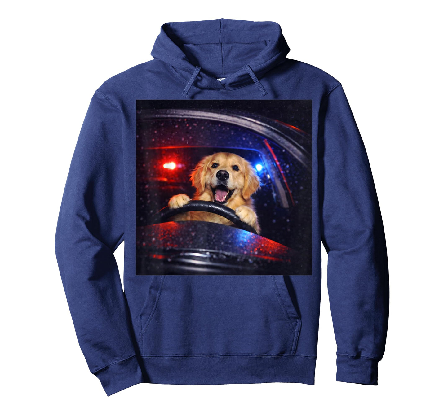 Funny Golden Retriever Driving Meme Dog Driving A Car T-Shirt