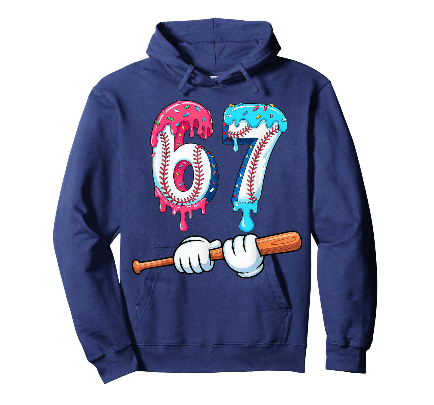 Baseball 67 Ice Cream Drip Six Seven Boys T-Shirt