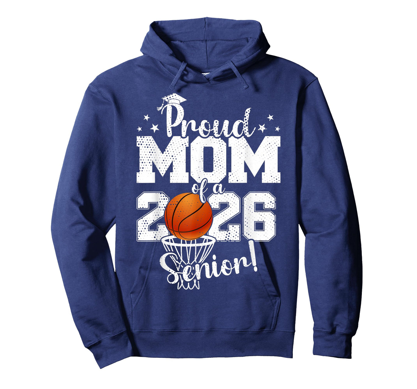Proud Mom of A 2026 Senior Basketball Class Graduation T-Shirt