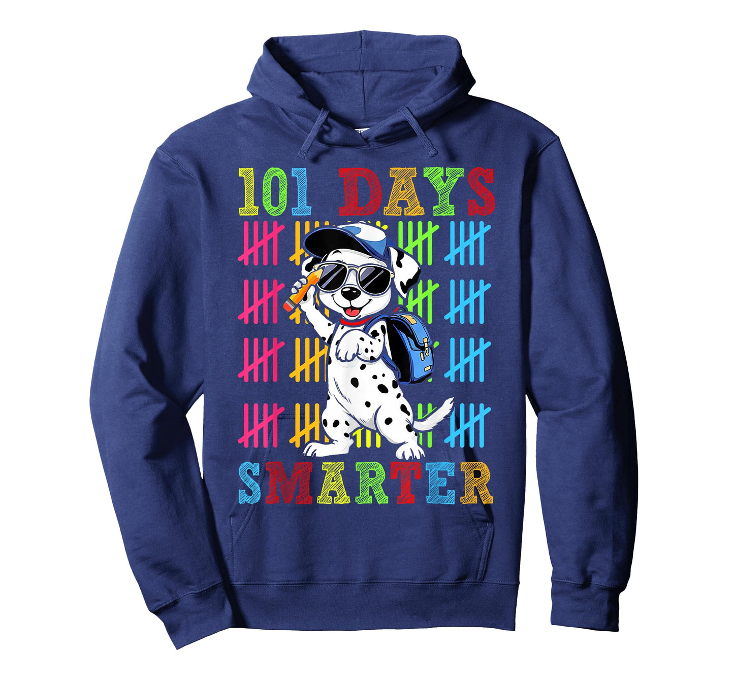 101 Days Smarter Dabbing Cute Dog Teachers Students Kids T-Shirt