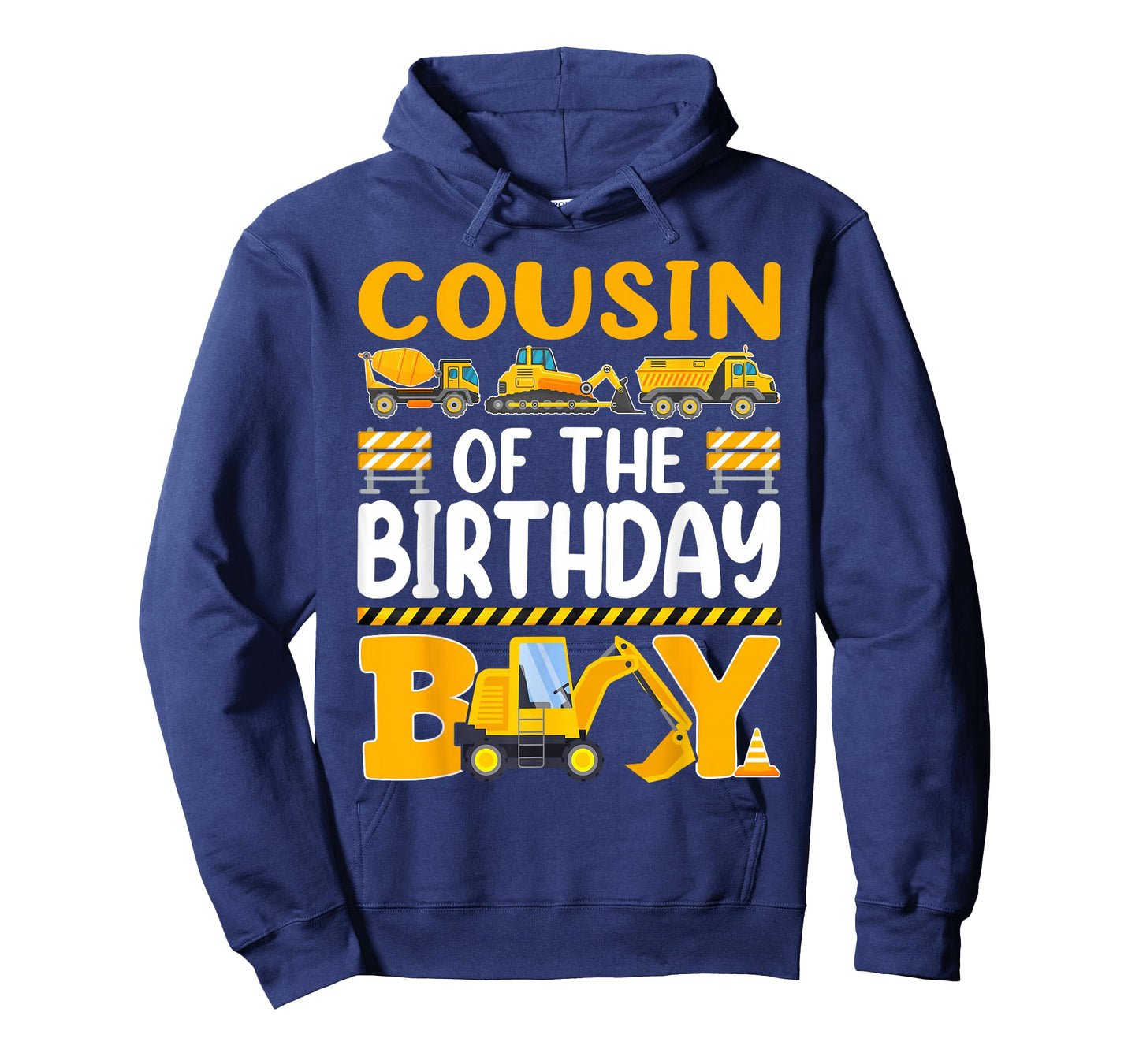 Cousin of The Birthday Boy Construction Birthday Party T-Shirt