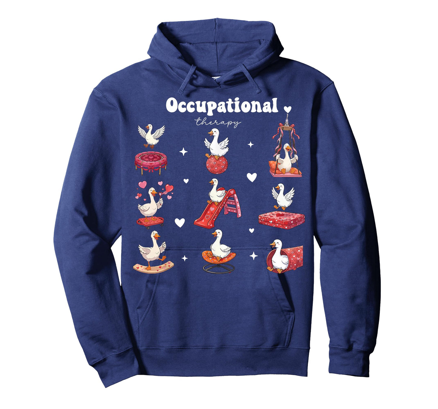 Valentines Occupational Therapy Silly Goose OT Therapist T-Shirt