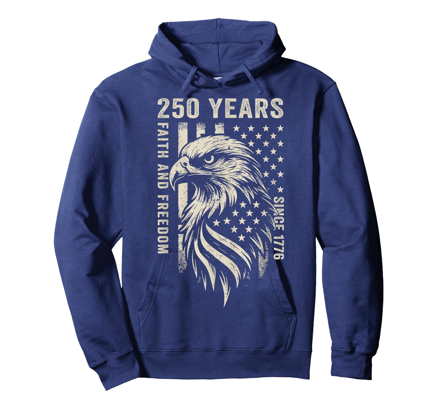 250 Years America Faith and Freedom Since 1776 4th of July T-Shirt