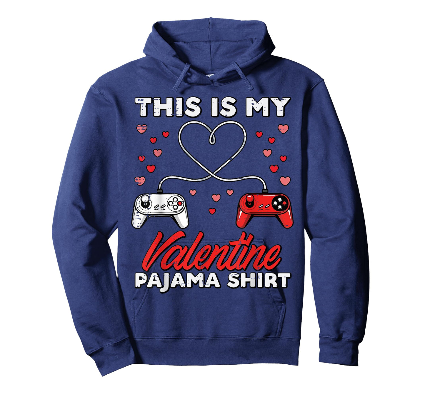 This is My Valentine Pajama Gamer Valentines Day Boys Kids T-Shirt