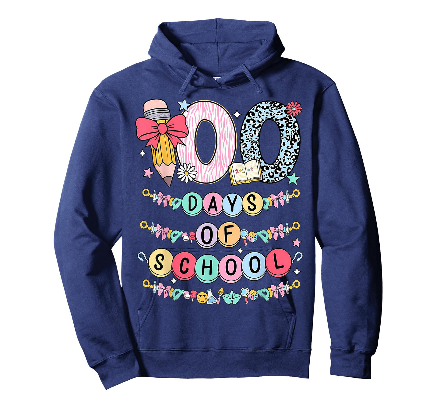100 Days of School Friendship Bracelets 100 Days Smarter Kid T-Shirt