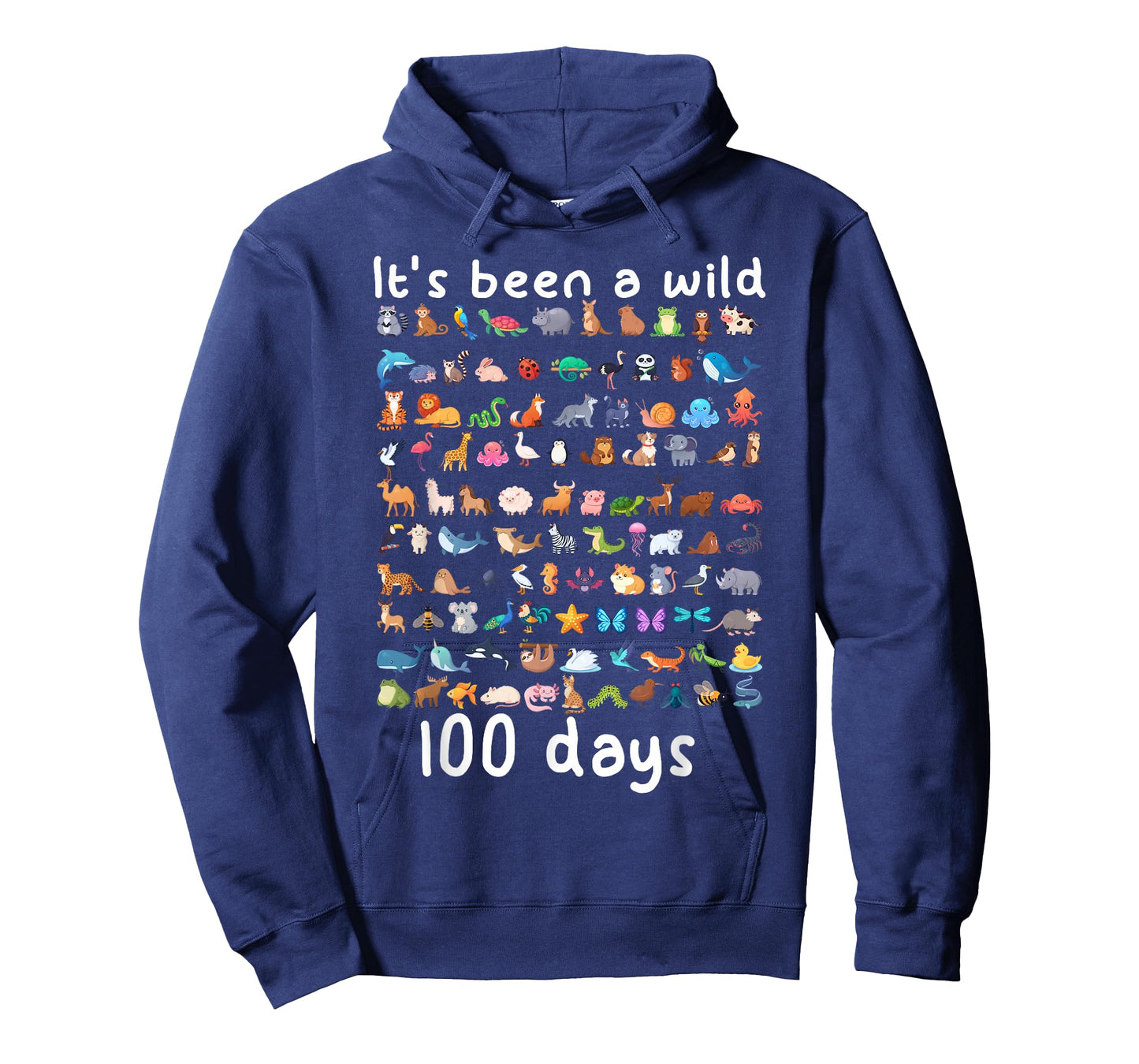 100 Days of School Wild Animal It's Been a Wild 100 Days T-Shirt