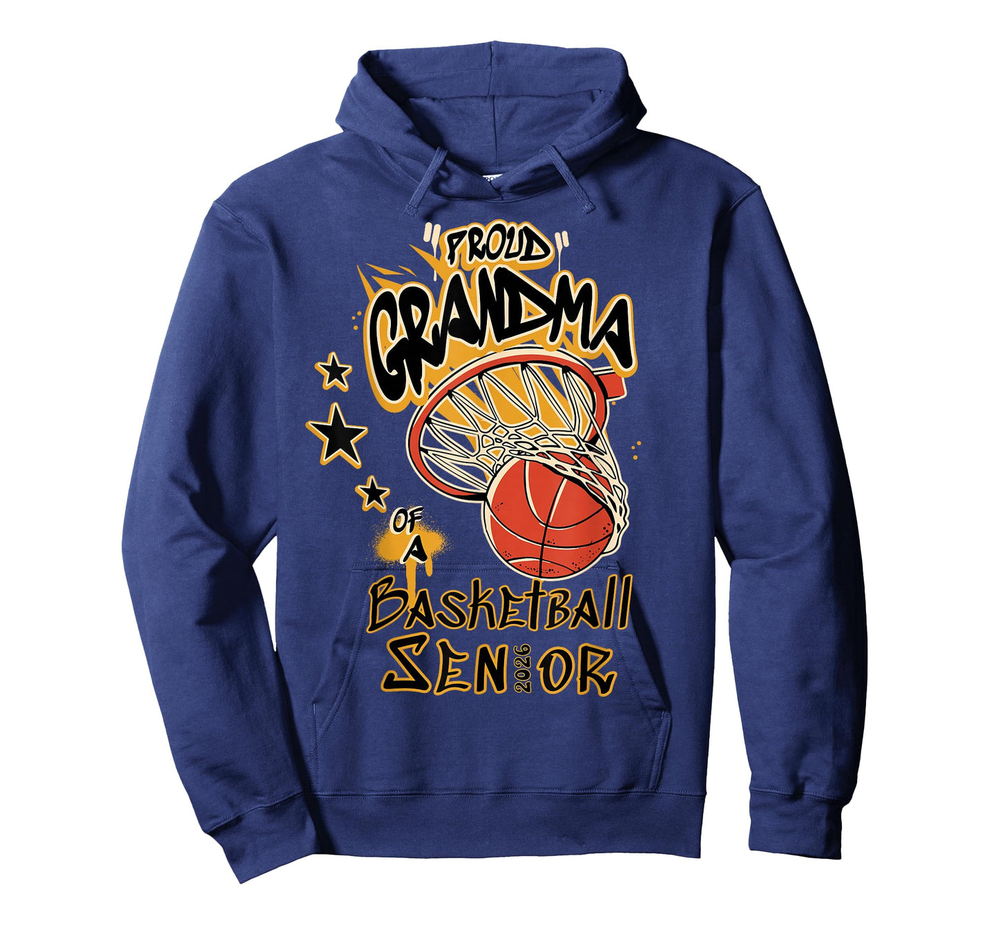 Proud Grandma of A Basketball Senior 2026 Graduate T-Shirt